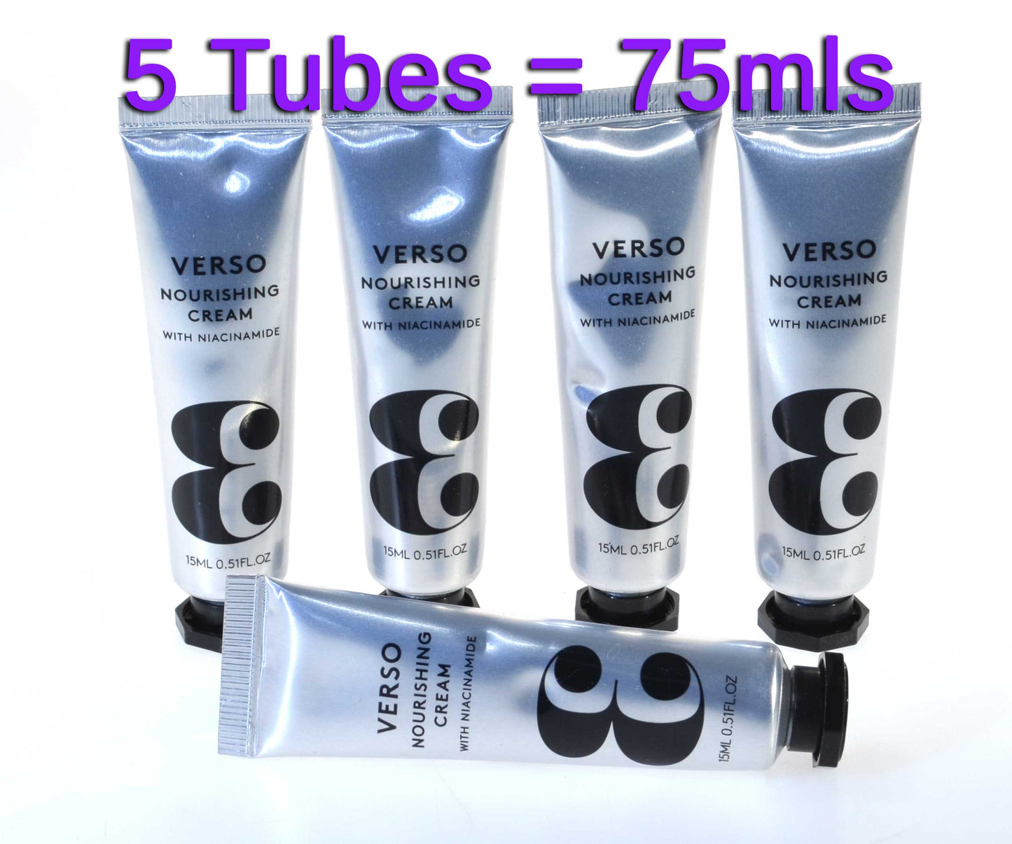 Verso No 3 Nourishing Cream with Niacinamide 15ml 5 Tubes = 75ml